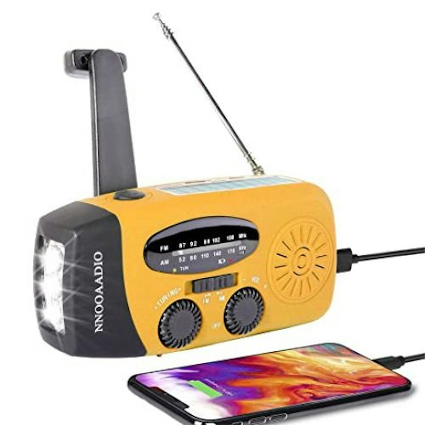 Wind Up Solar Radio