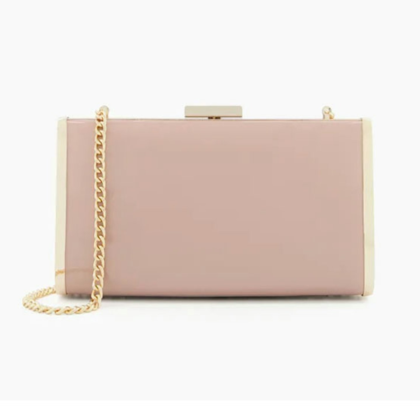 blush clutch bag