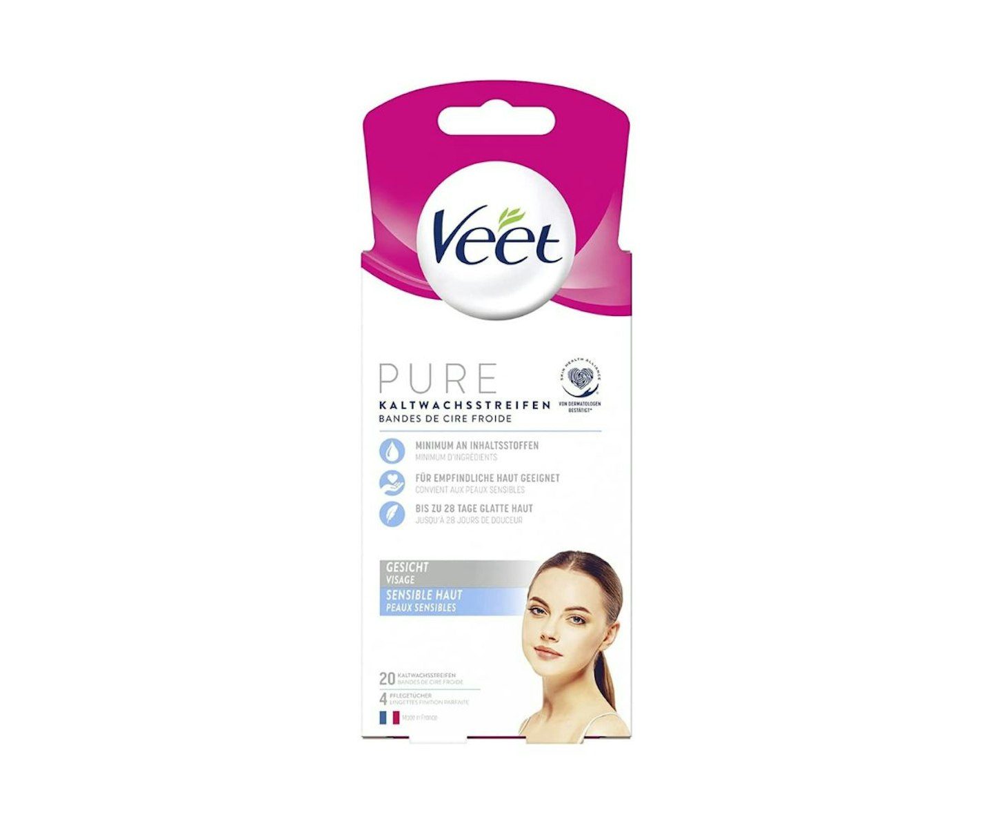 face-wax Veet Face Cold Wax Strips for Sensitive Skin 