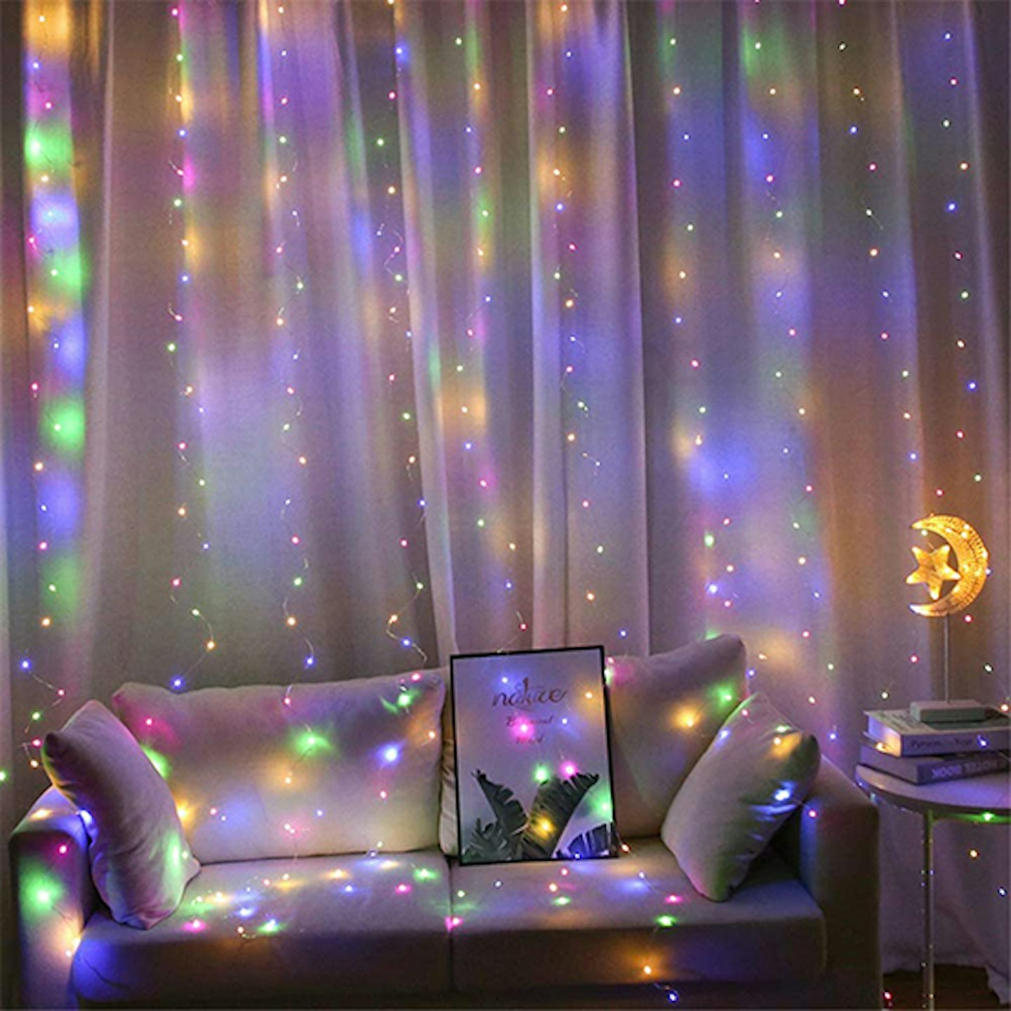 fairy lights curtain