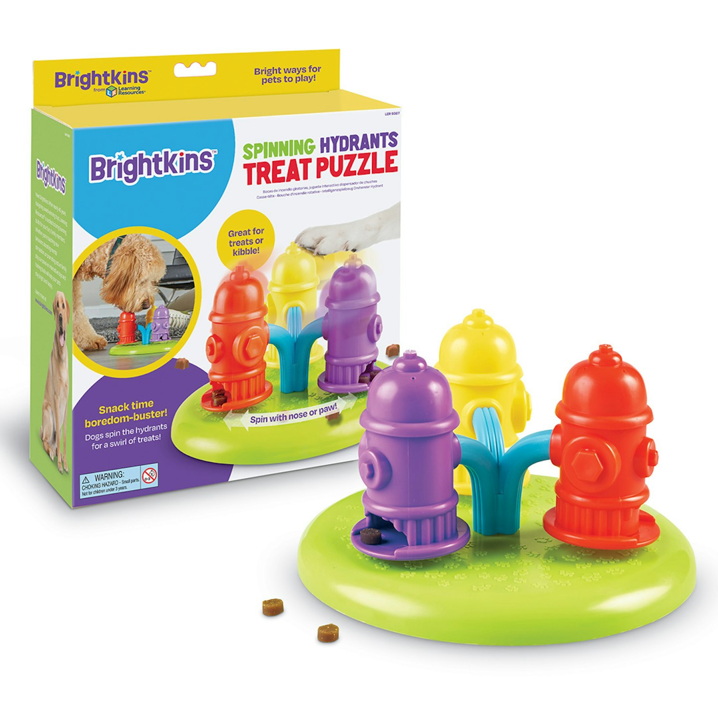 Brightkins™ Spinning Hydrants Treat Puzzle