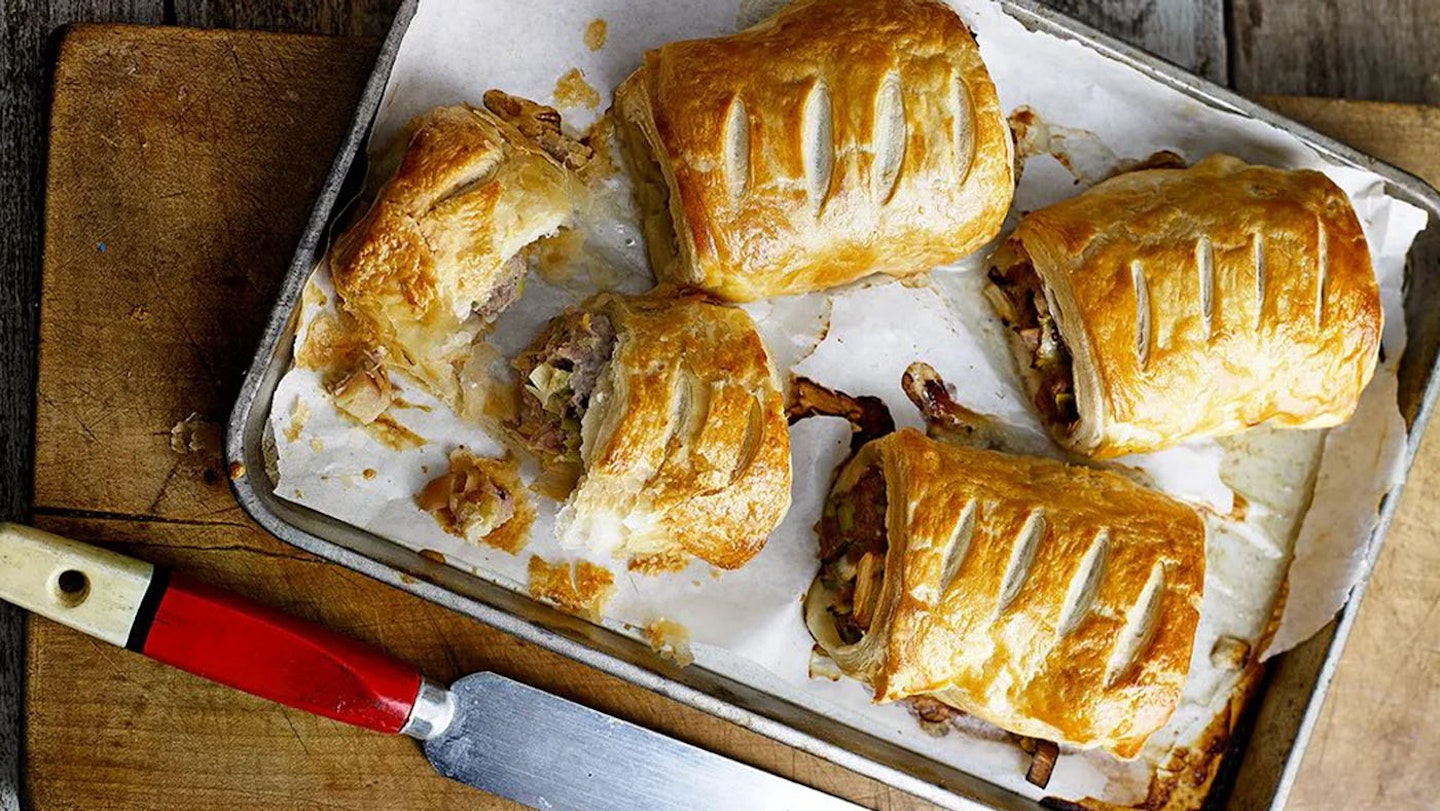 pork and apple sausage rolls