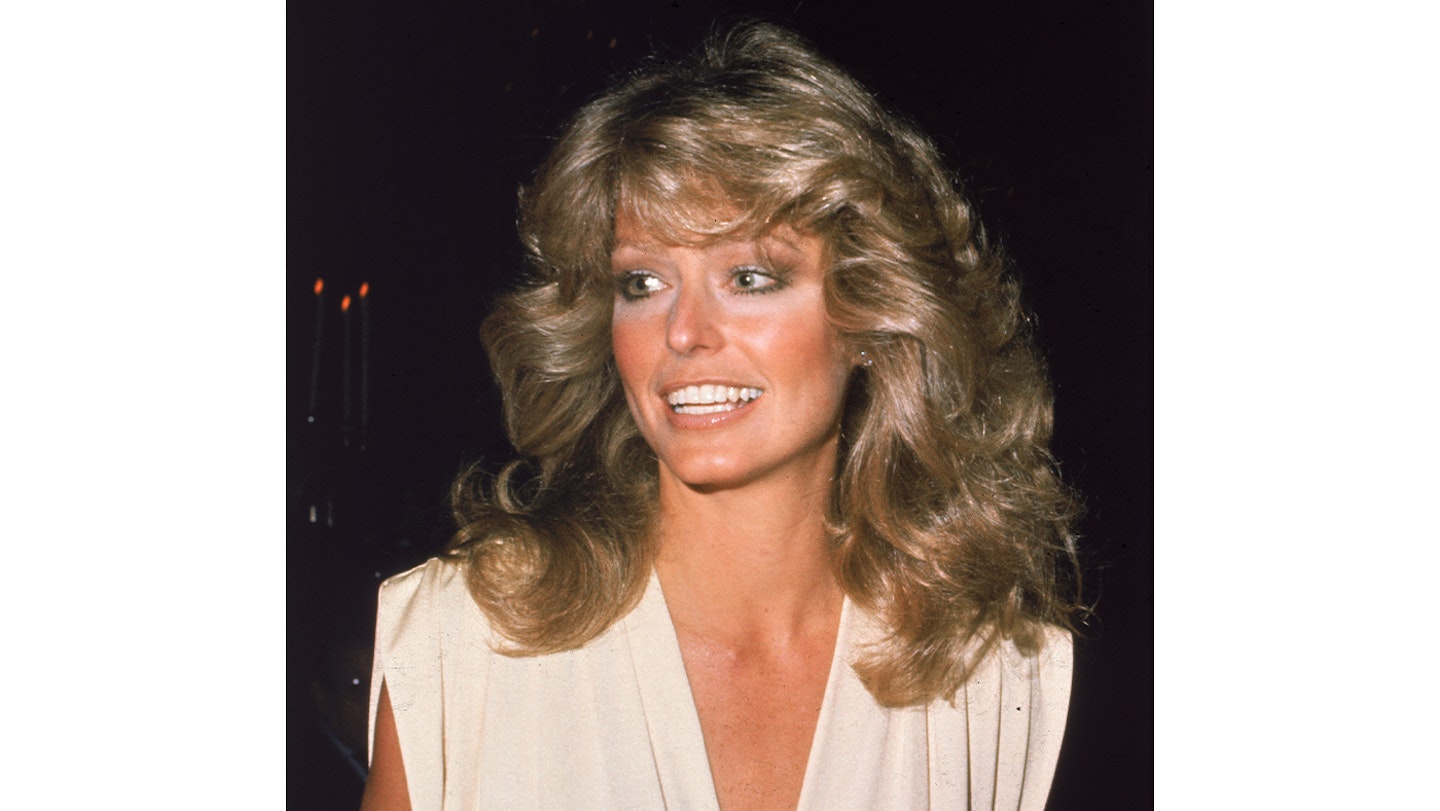 Farrah Fawcett 70s hair and makeup