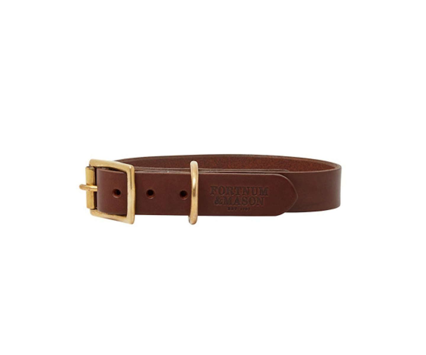Fortnum's Leather Dog Collar, Medium