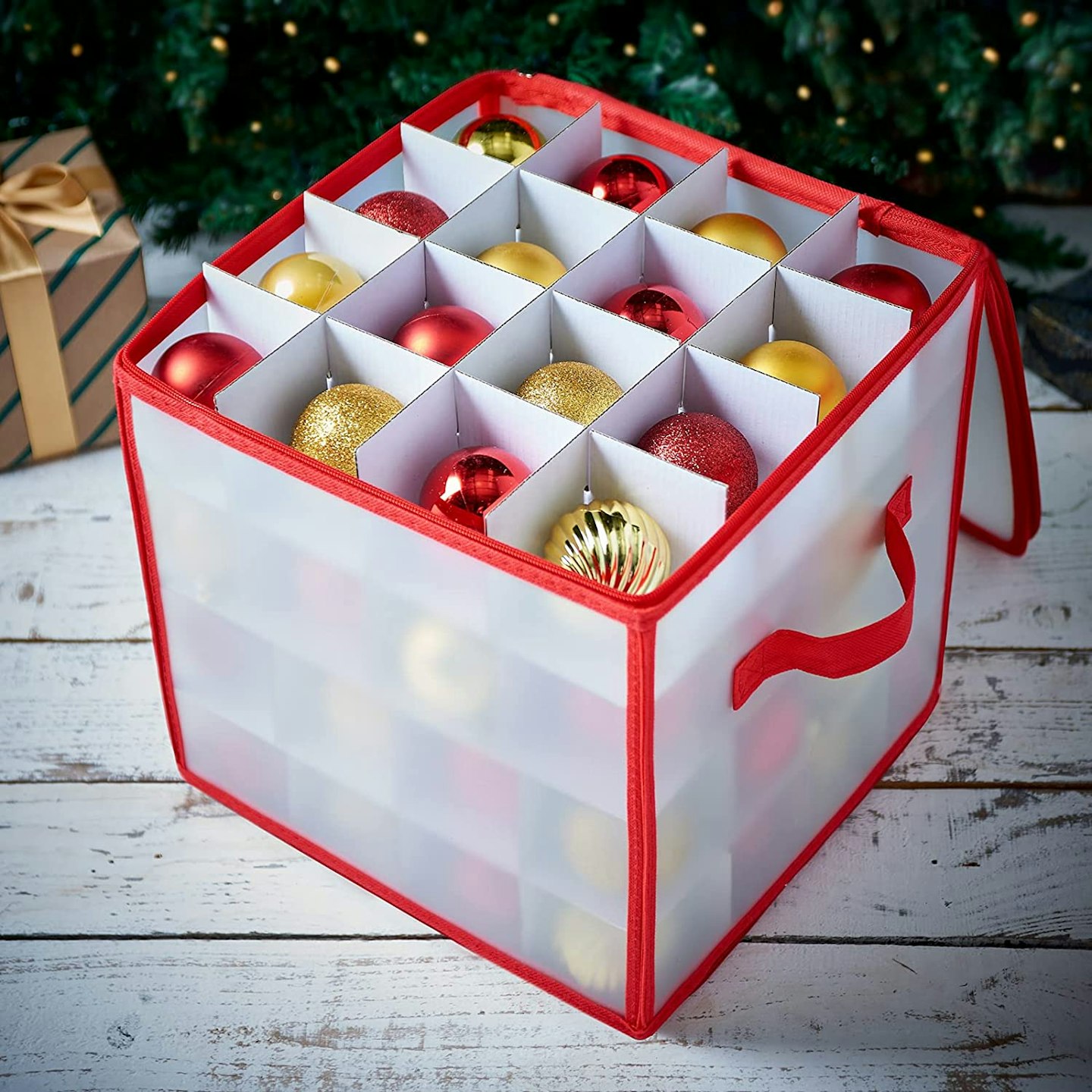 Home Treats Christmas Bauble Storage Box