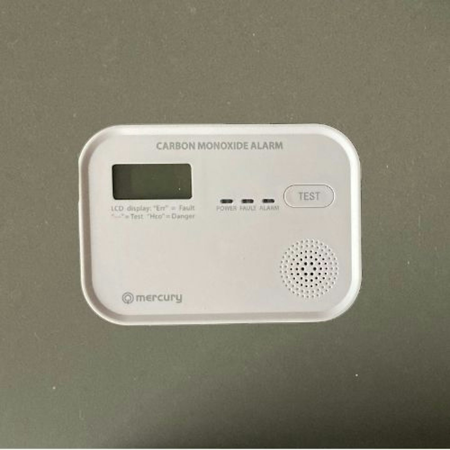 Mercury Carbon Monoxide Detector