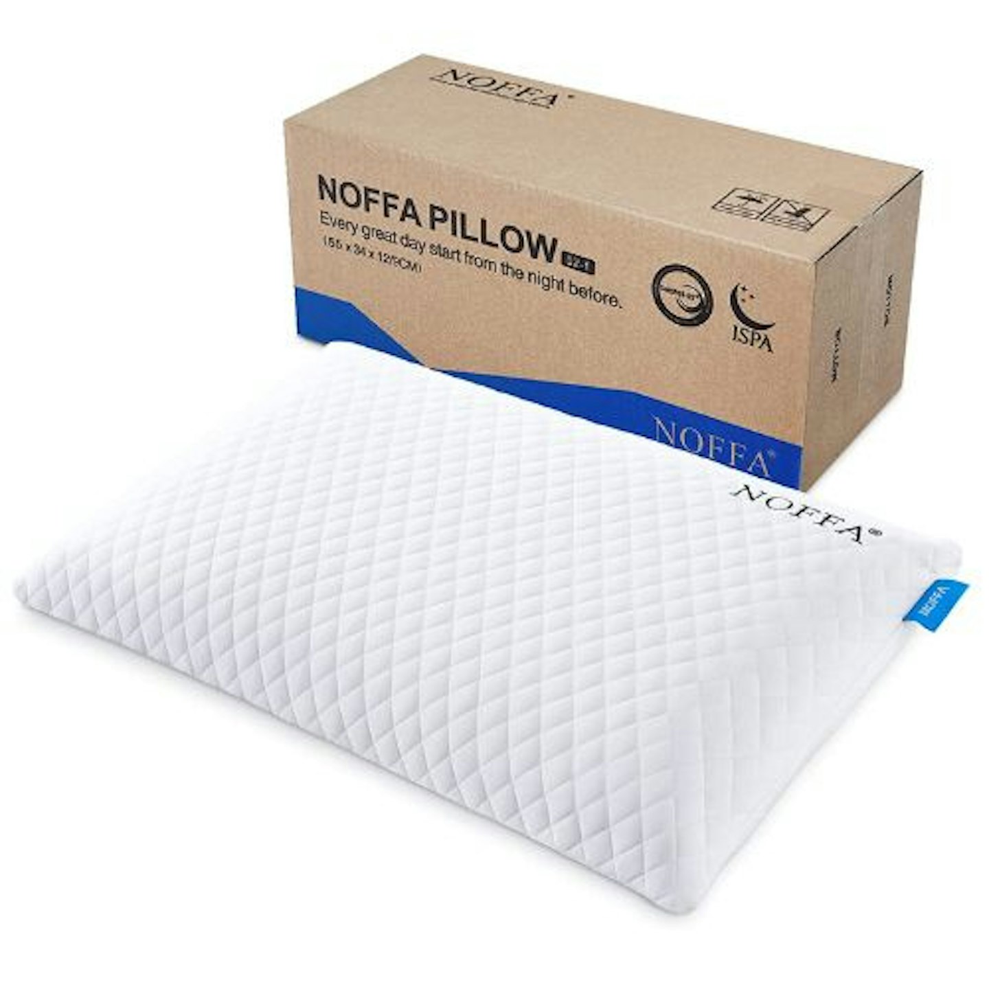 NOFFA Slim Memory Foam Pillow