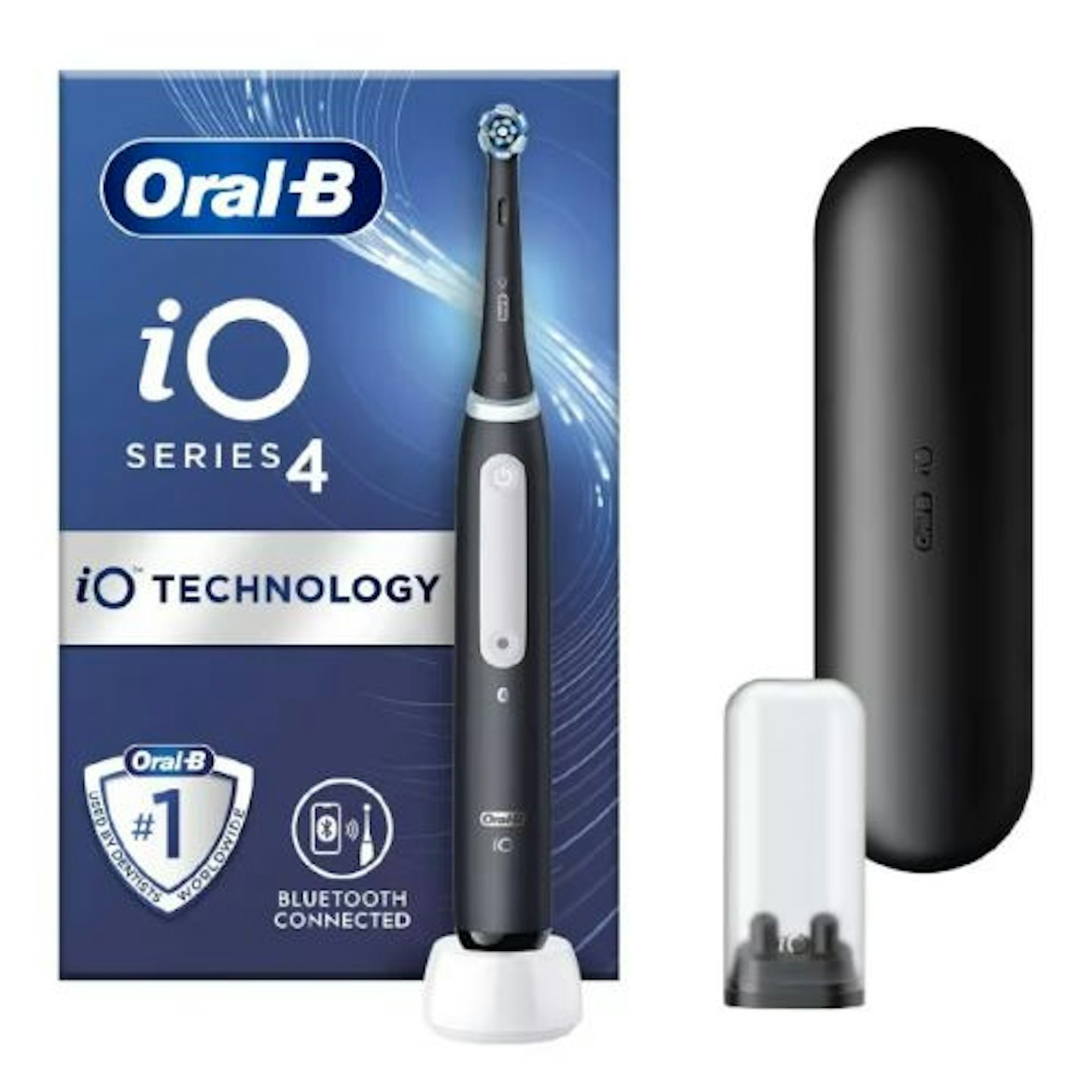 Oral-B iO4 Electric Toothbrush - Black (+Travel Case)