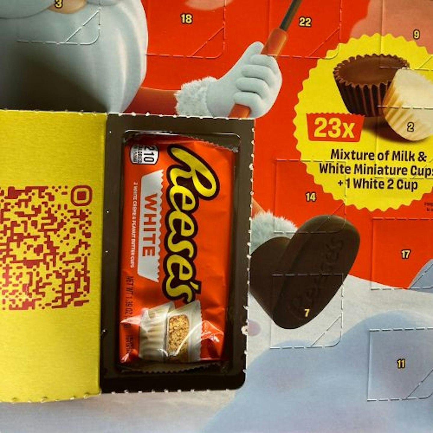 Reese's Advent Calendar, Reeses White 2 Cup, door 24