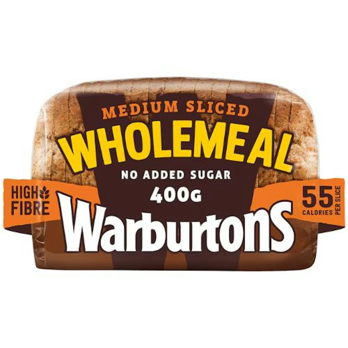 Warburtons Wholemeal Medium Bread 400G