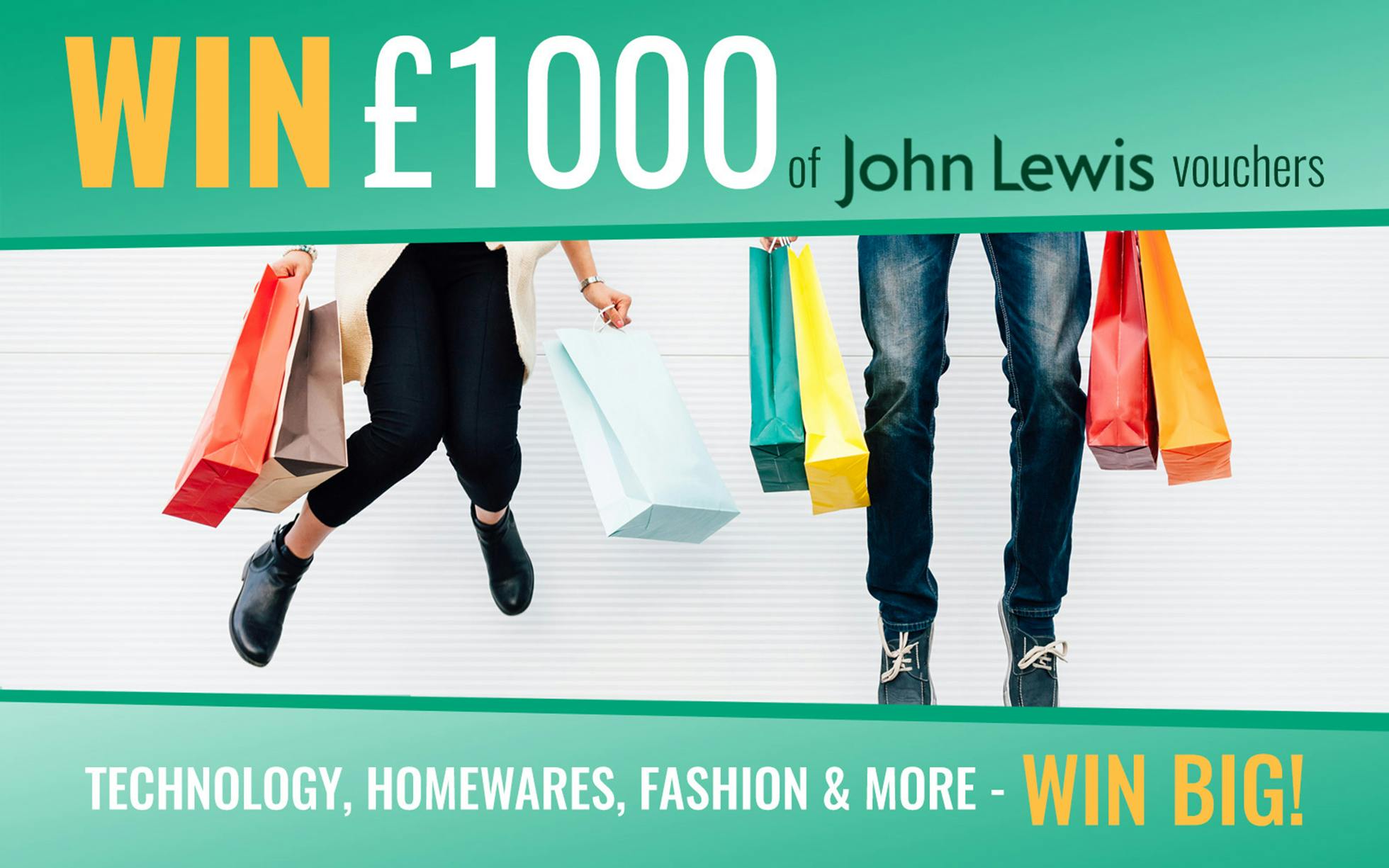 Win £1,000 of John Lewis vouchers!