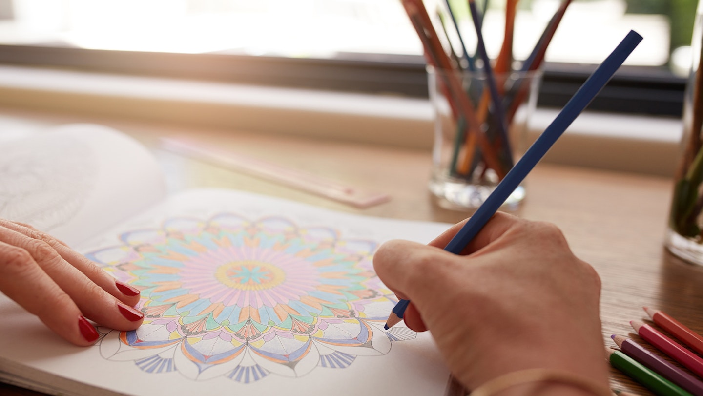 mindfulness colouring mandala