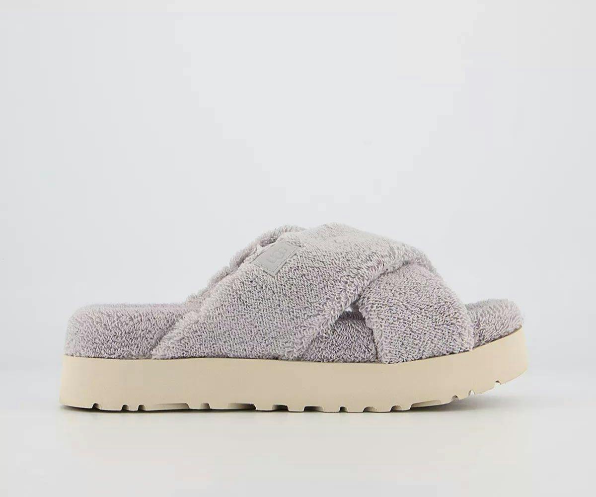 Grey ugg slippers discount sale