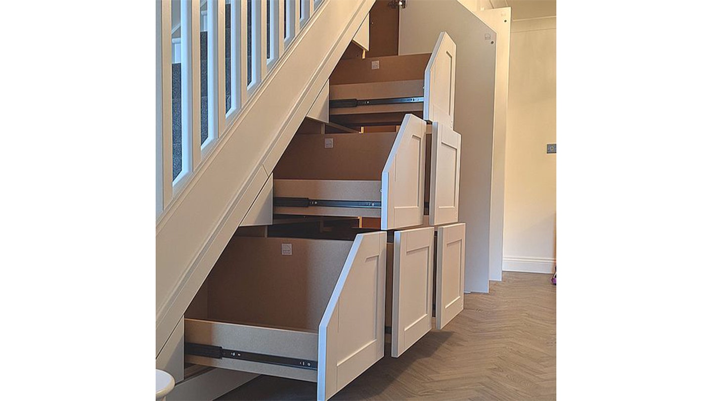 under stairs drawers