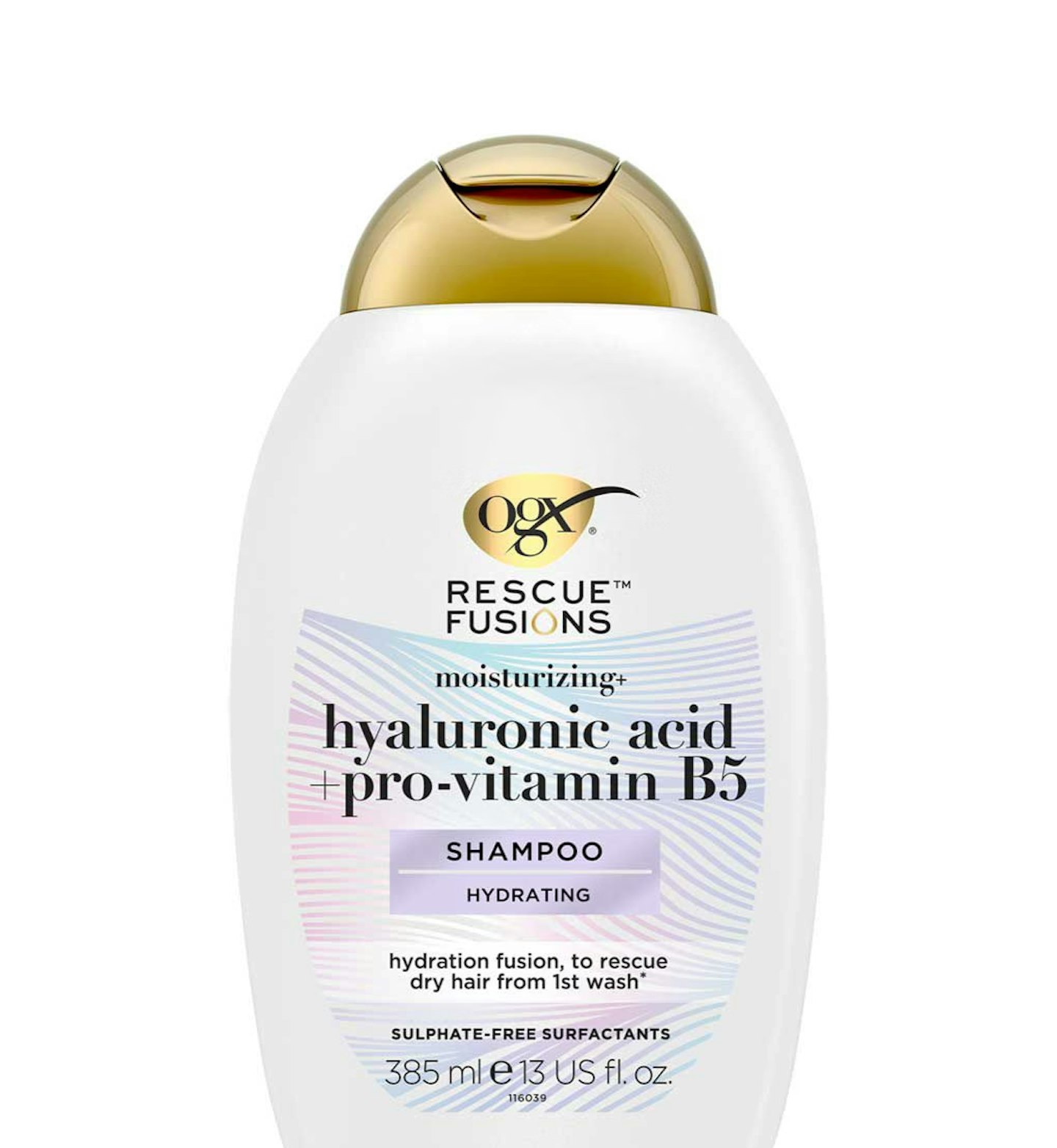 Image of the OGX Rescue Fusions Hyaluronic Acid + Pro-Vitamin B5 Shampoo