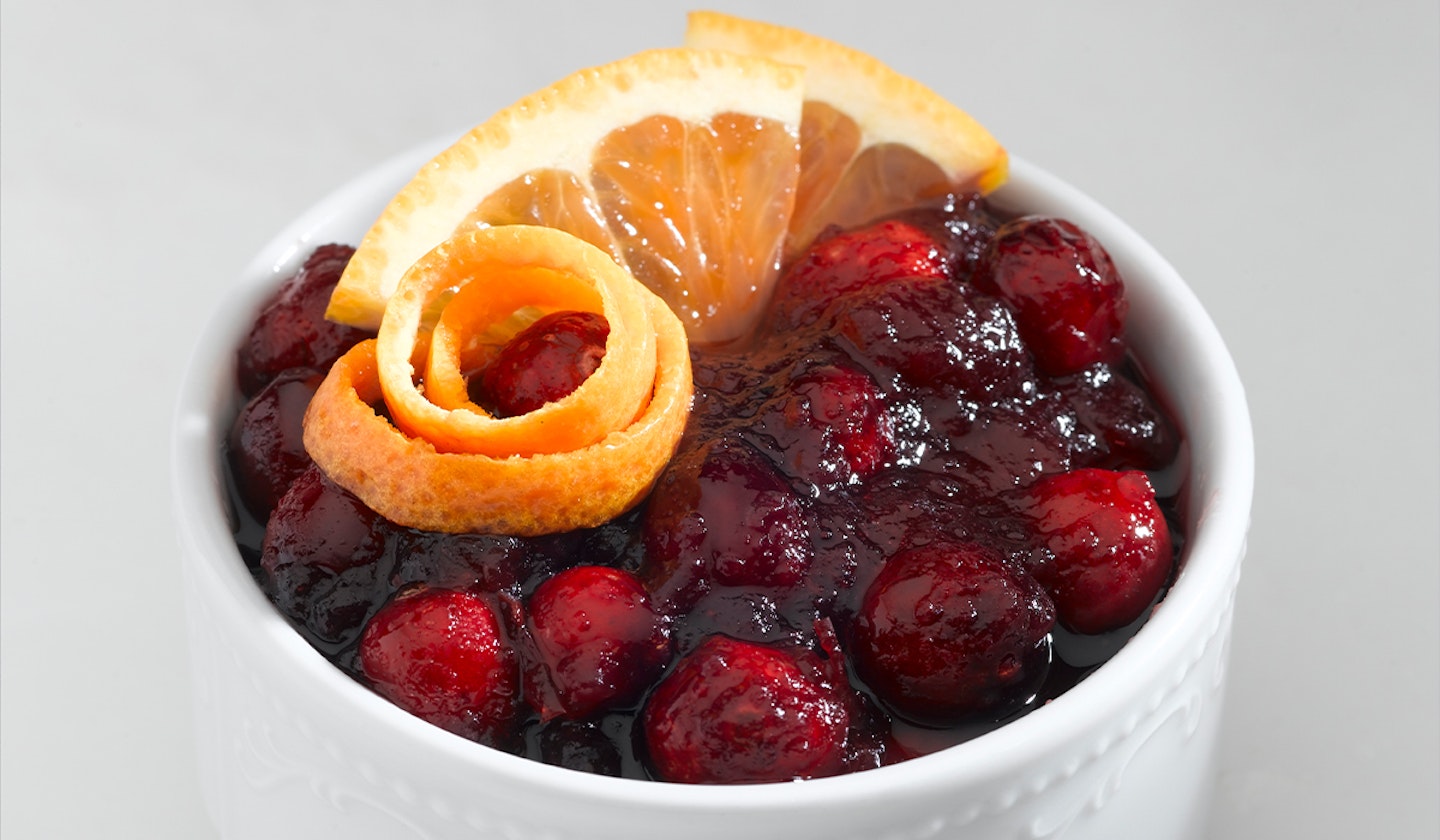 Orange and lime cranberry sauce