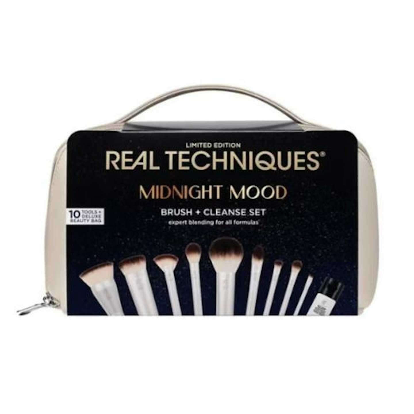 product image Real Techniques Midnight Mood Brush & Cleanse Set