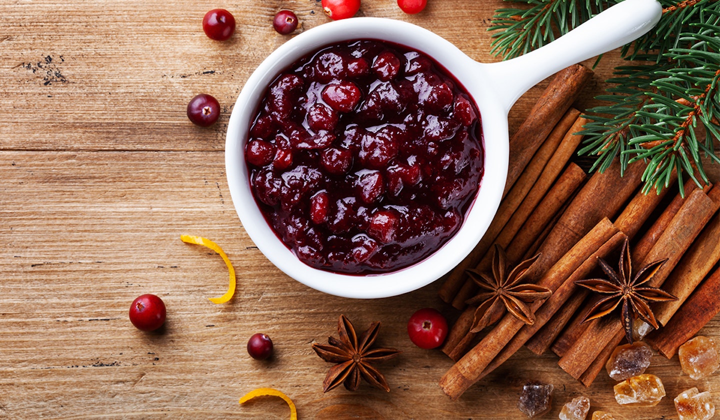 cinnamon and cranberry sauce