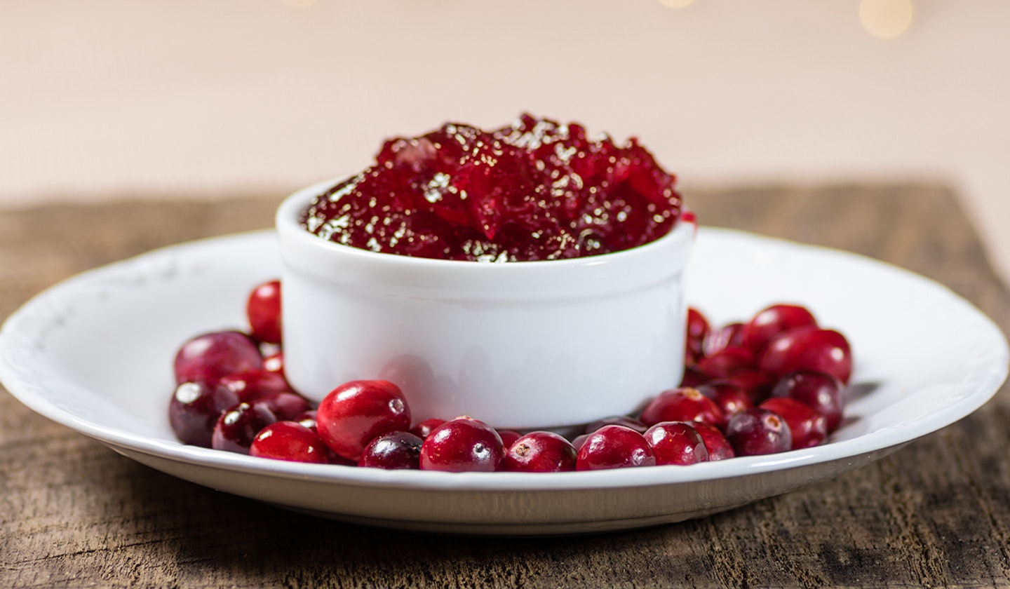pear and cranberry sauce