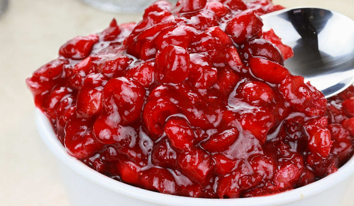 pineapple and cranberry sauce