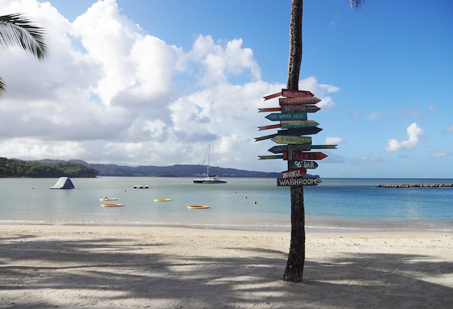 windjammer beach sign