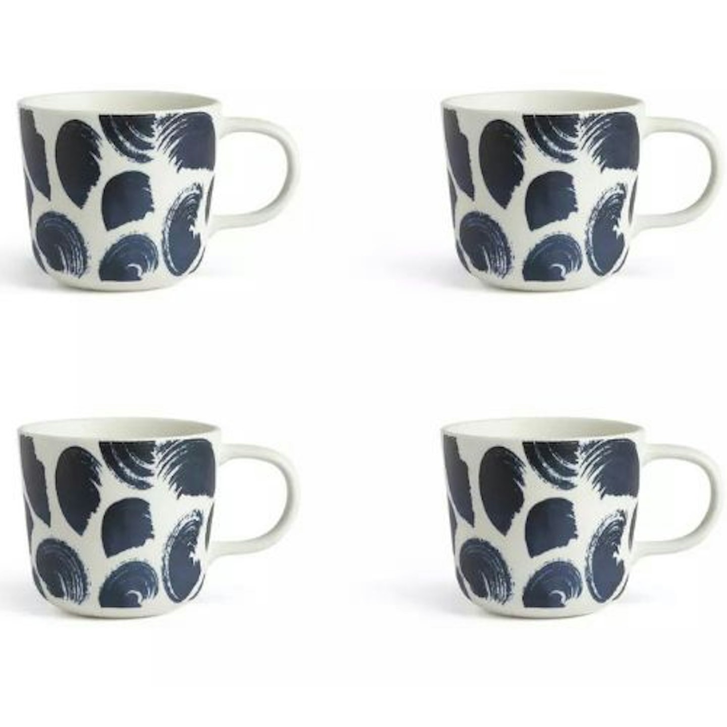 Habitat Global Swirl Set of 4 Mugs