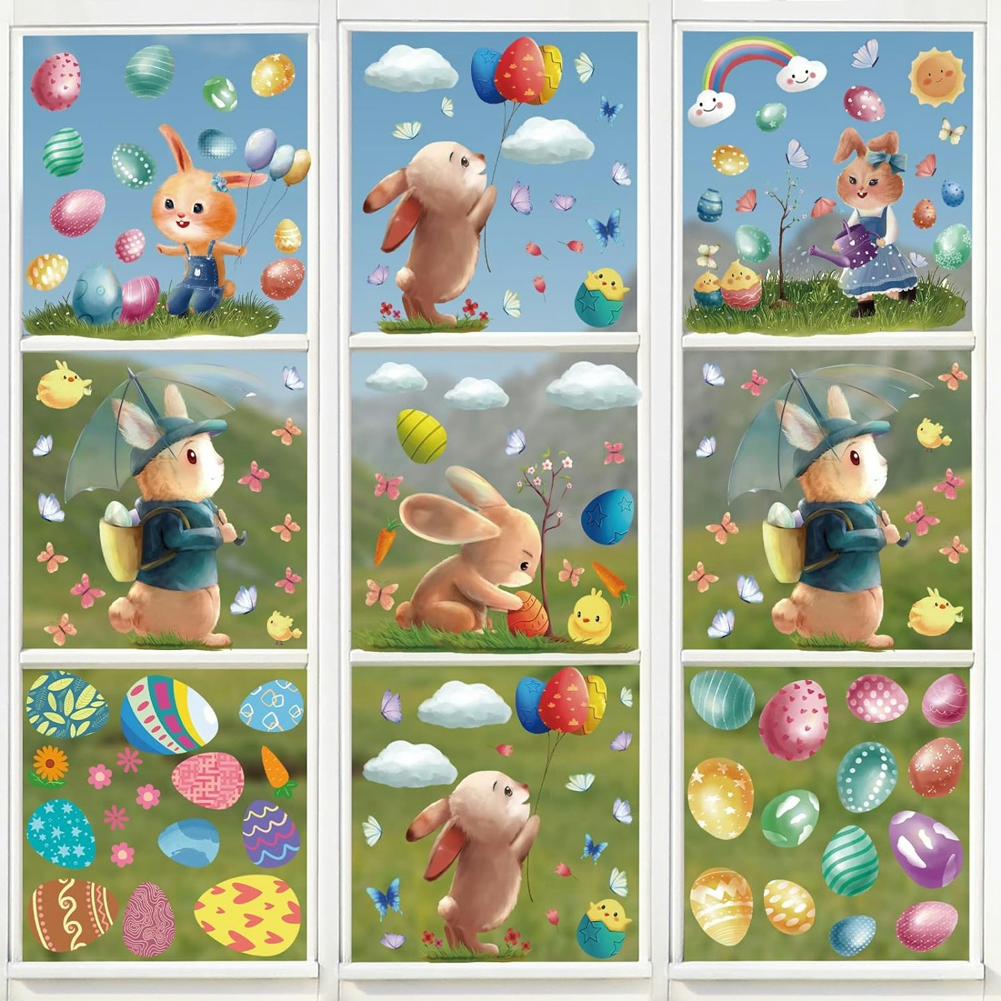 Easter window stickers - Easter decorations