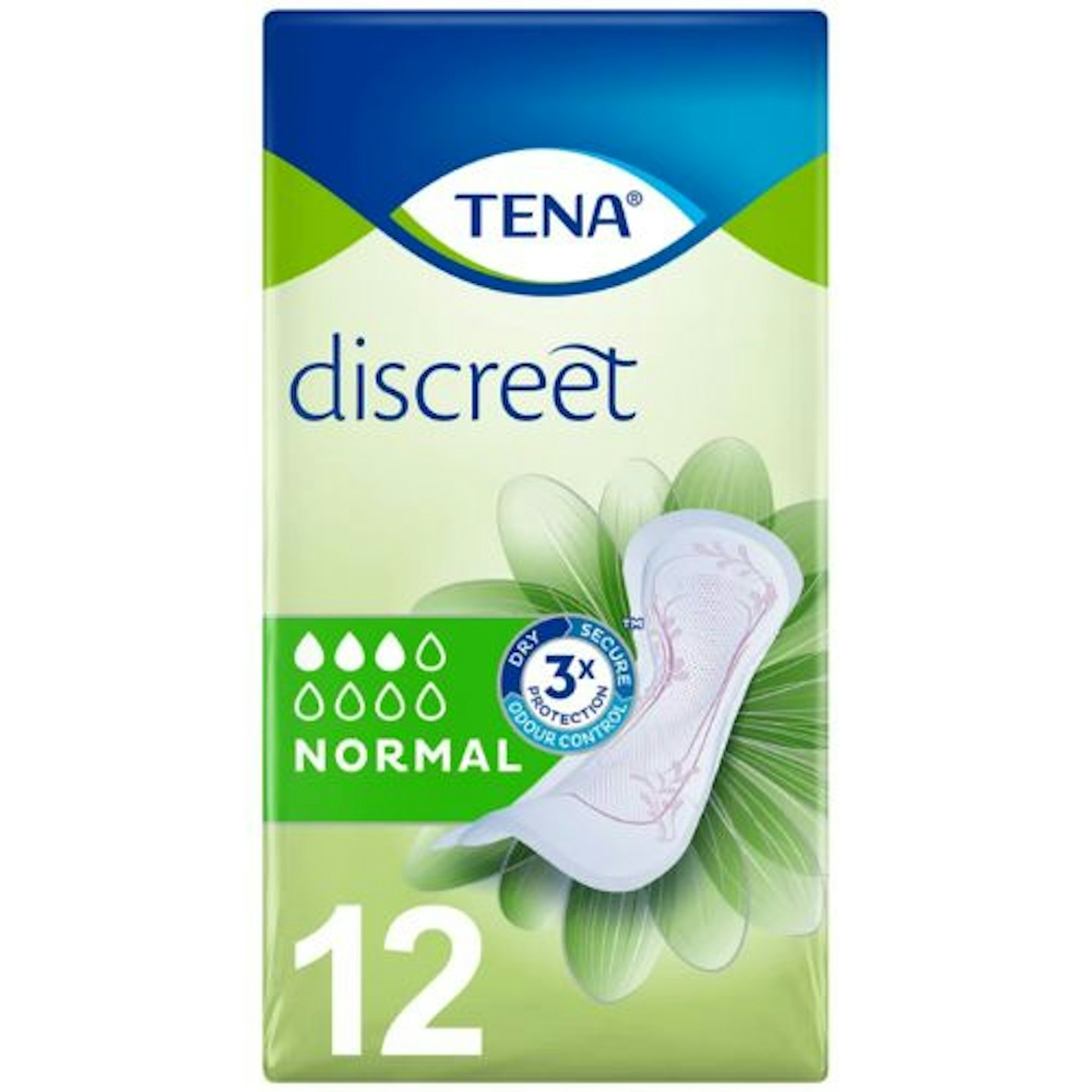 TENA Lady Normal Incontinence Pads - 12 pack