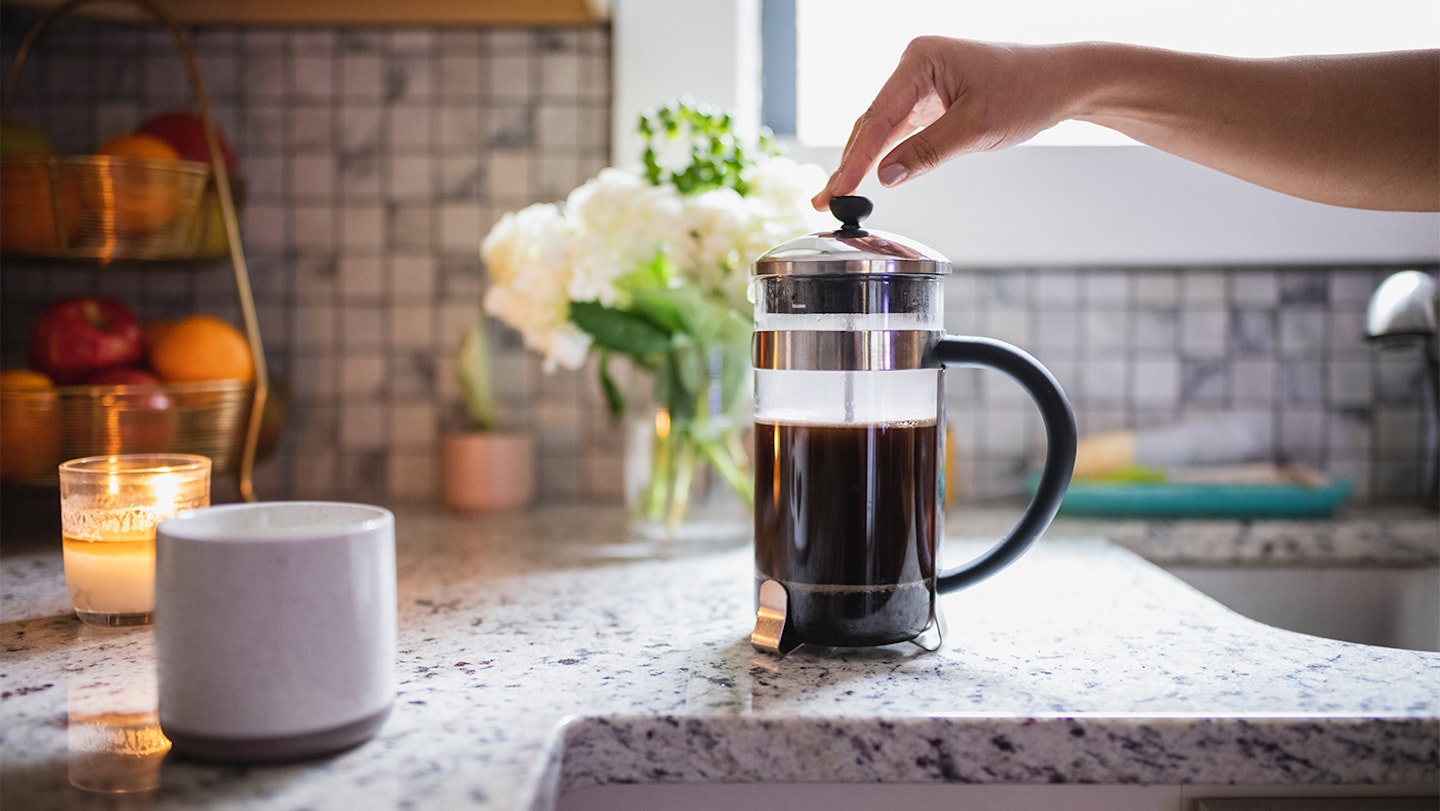 black coffee making