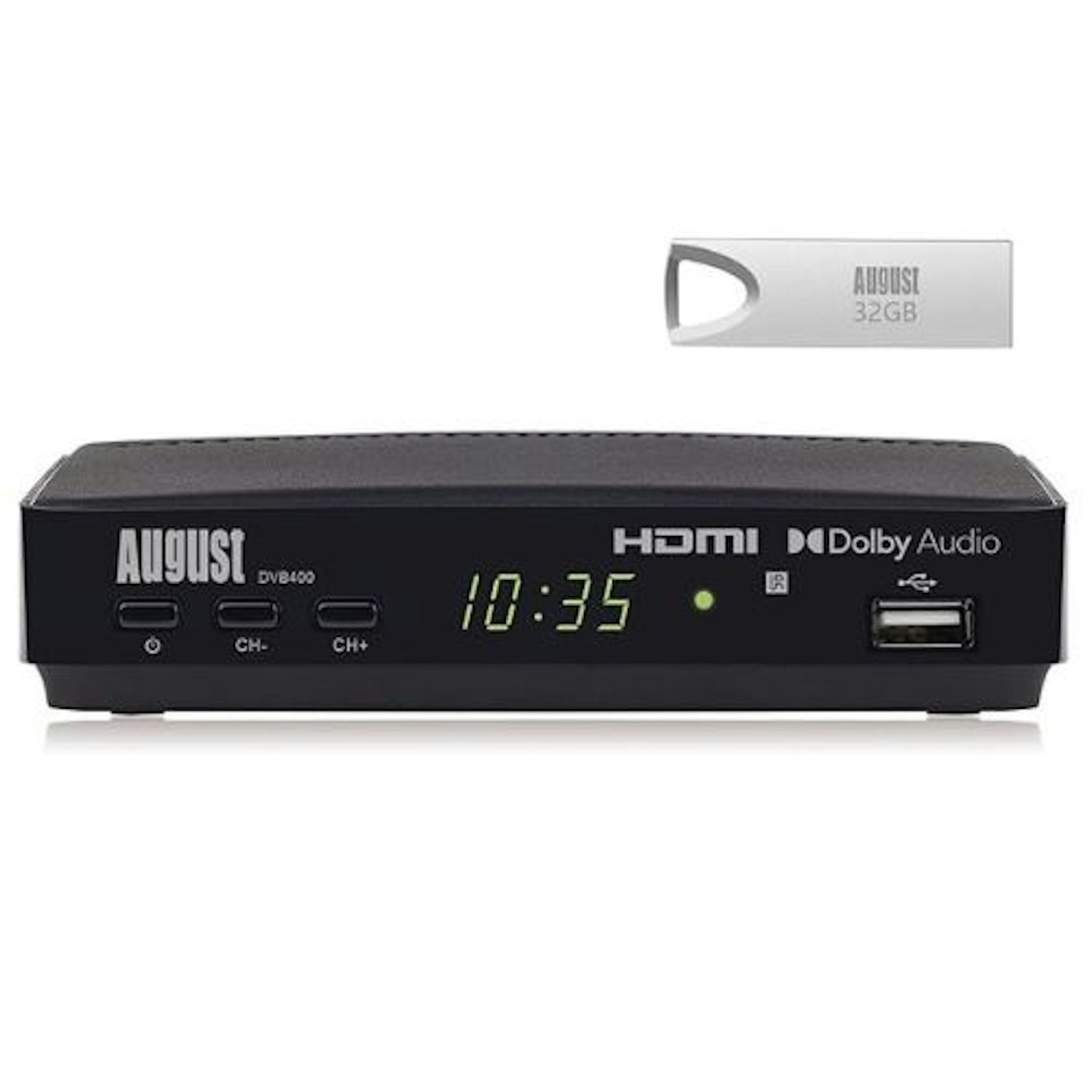 product image of August DVB400 Freeview HD TV Set Top Box Recorder