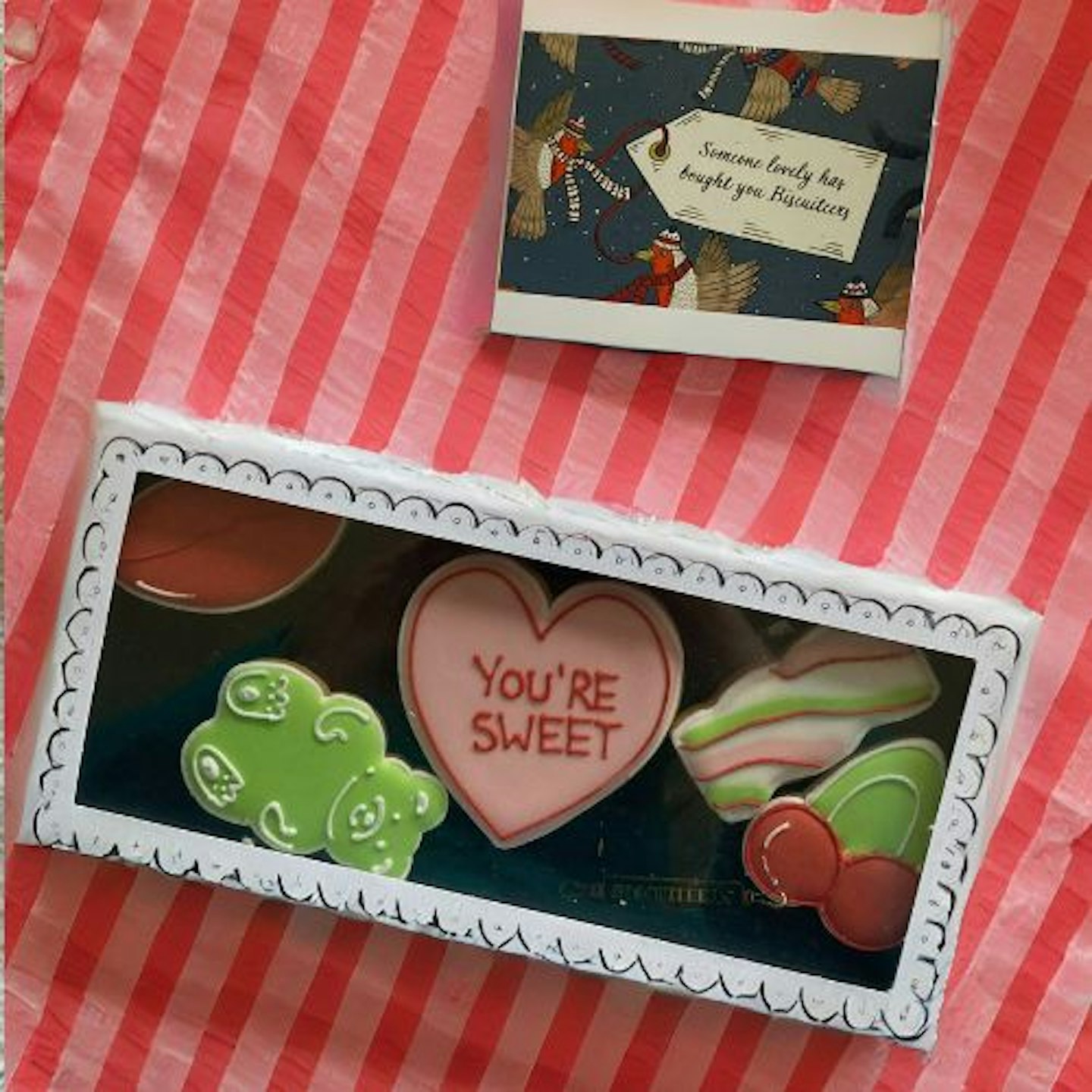 Biscuiteers Letterbox Biscuits You're Sweet