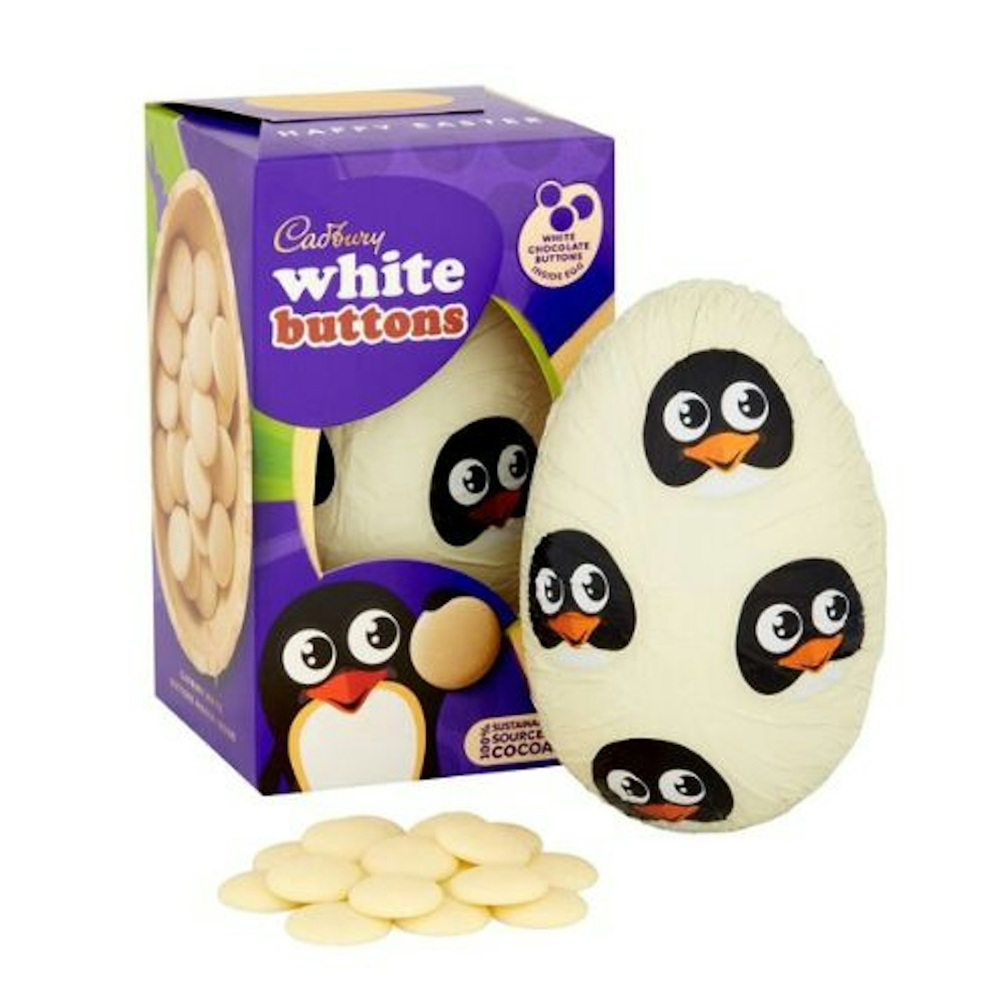 Cadbury Easter Egg White Chocolate & Buttons