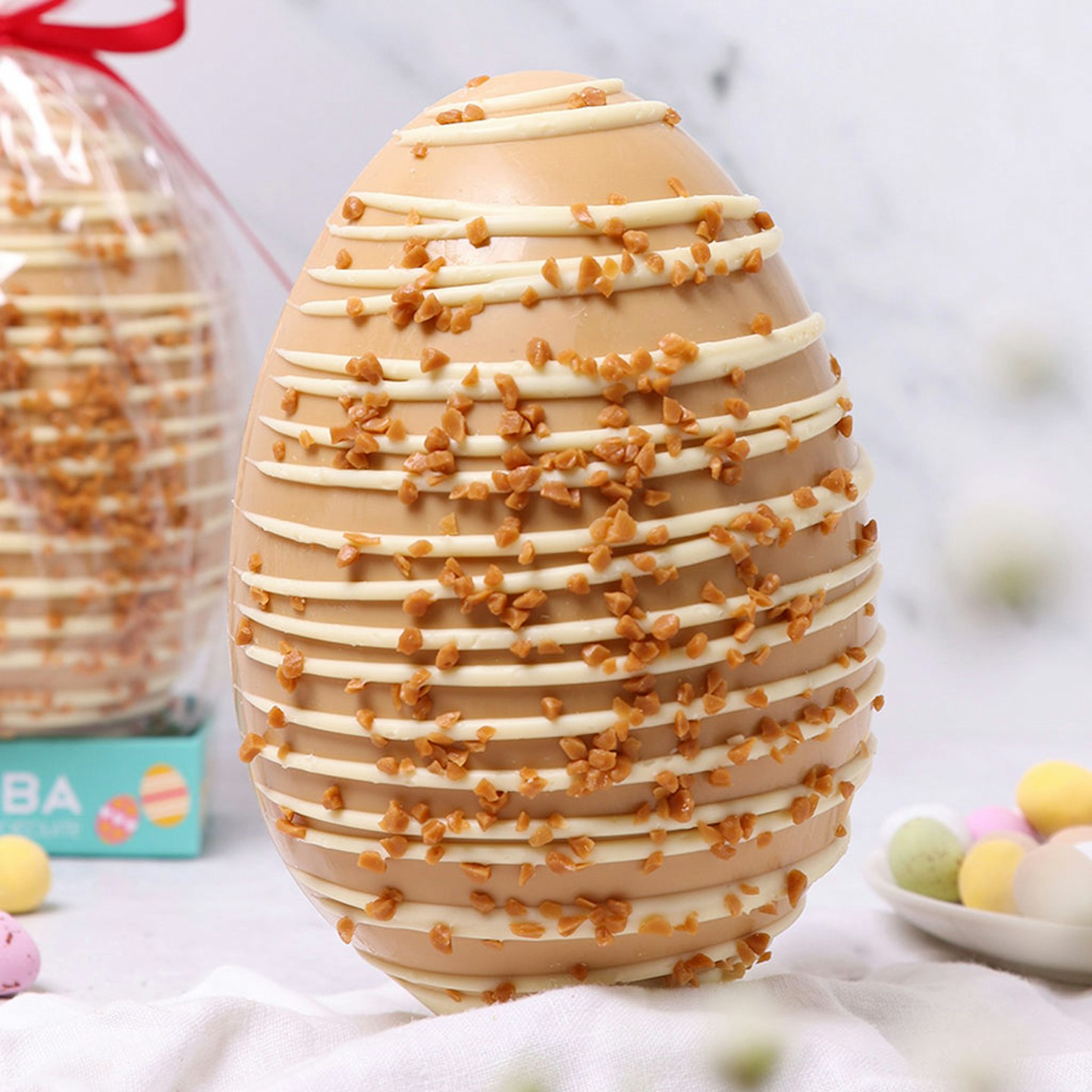 Golden Chocolate Easter Egg