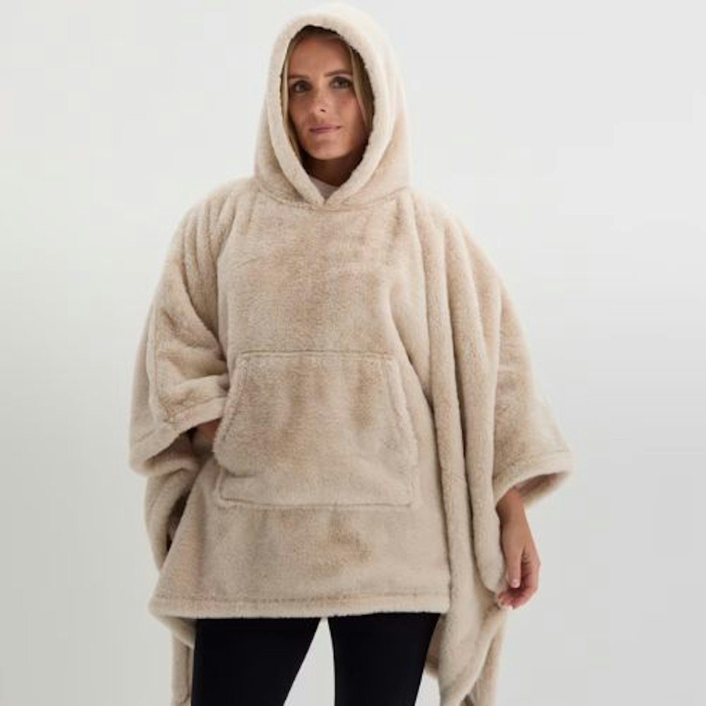 M&S Supersoft Faux Fur Hooded Blanket