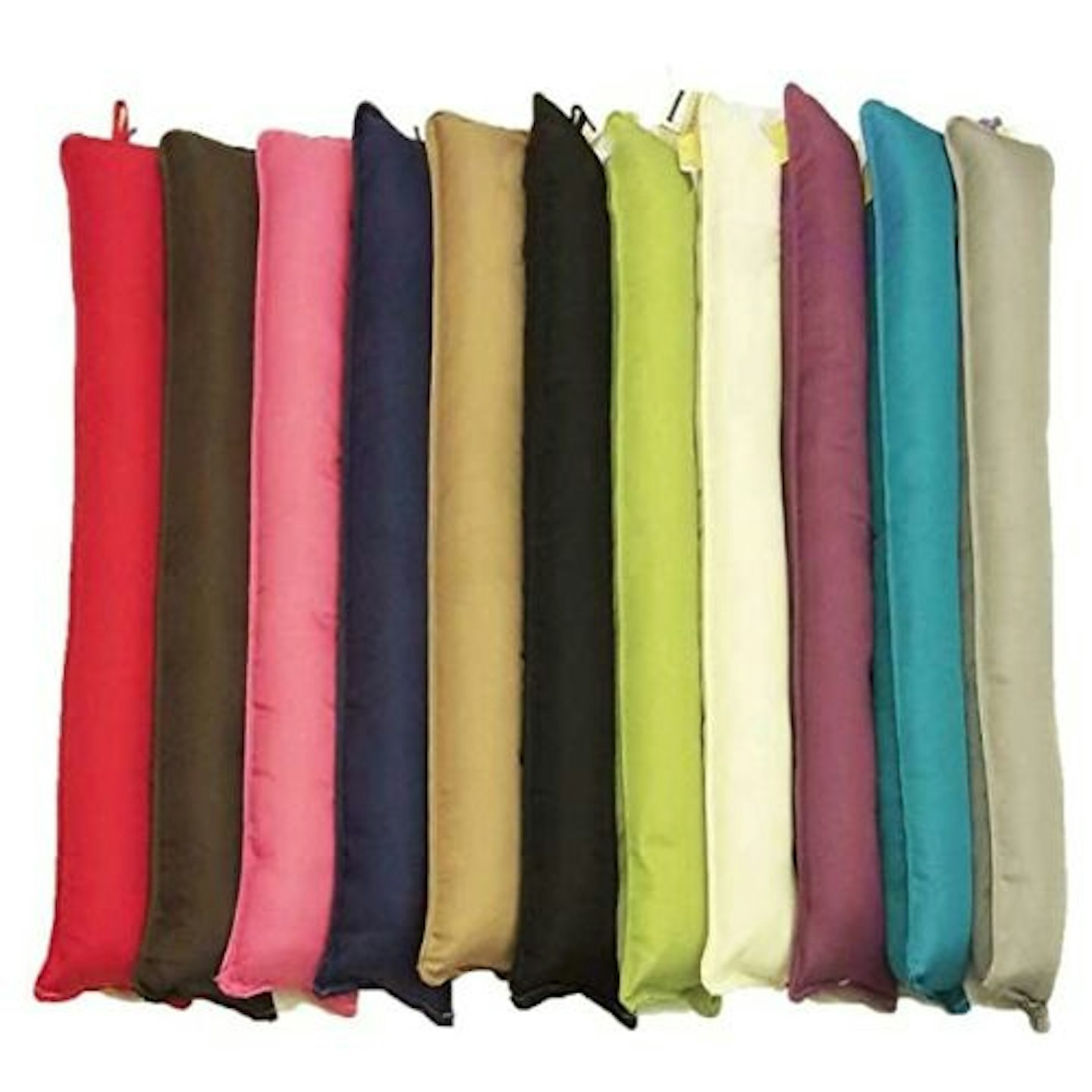 Plain Dyed Fabric Hollowfibre Filled Draught Excluder Stopper Cushion