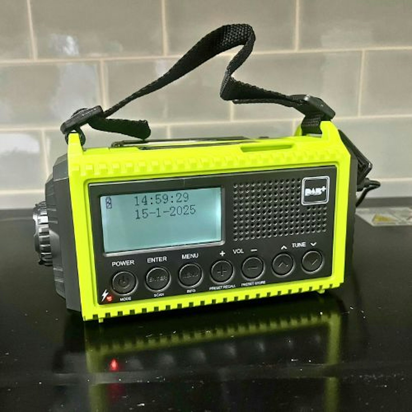 Portable DAB/FM Radio with Rechargeable Battery