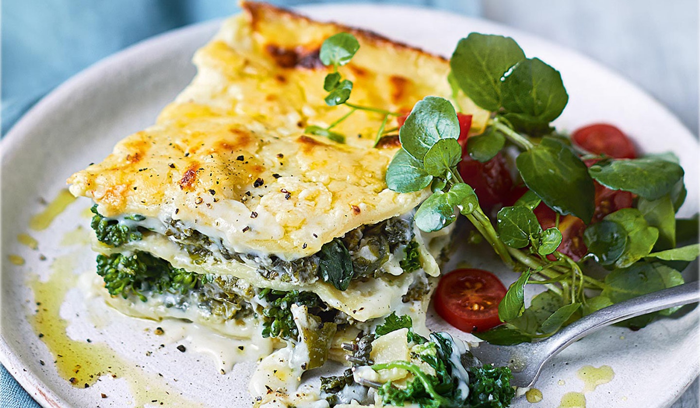 green lasagne