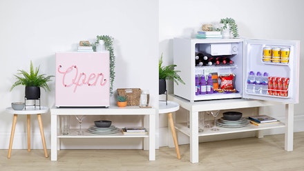 Image: https://images.bauerhosting.com/affiliates/sites/9/2023/02/kuhla-mini-fridge.jpg?q=80&w=440&ar=16:9&fit=crop&crop=top kuhla mini fridge