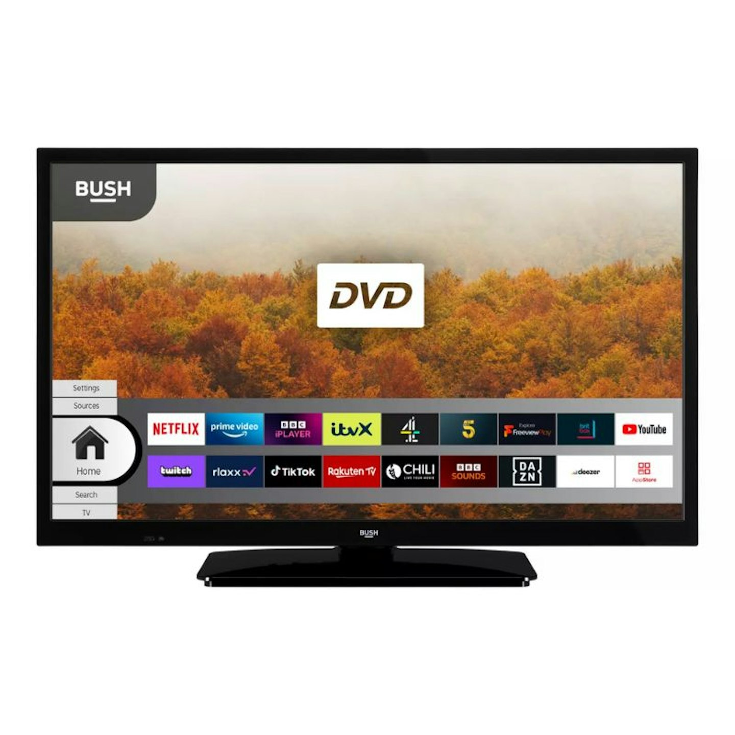 Bush 24 Inch HD Ready Smart HDR LED Freeview TV and DVD Combi