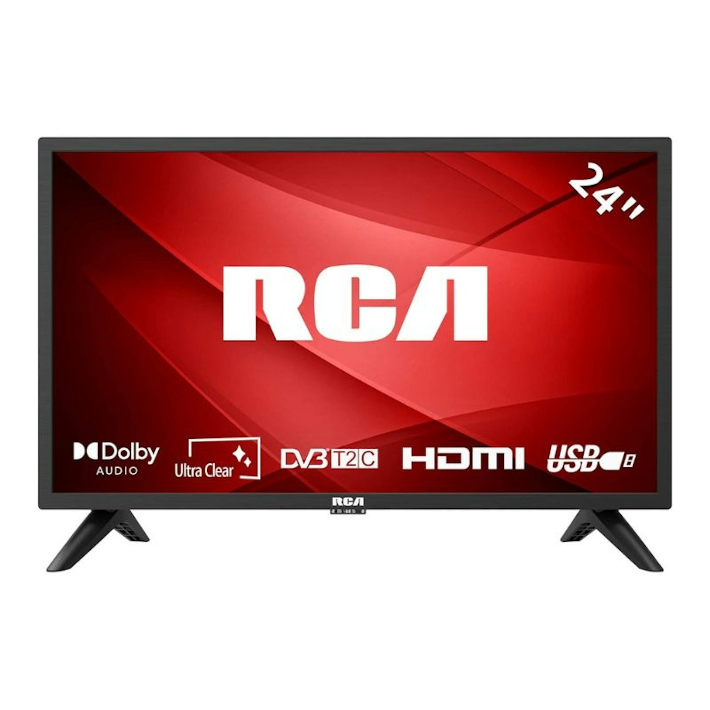 RCA 24 Inch HD TV, DVB-T/T2/C Freeview HD Dolby Digital Audio TV