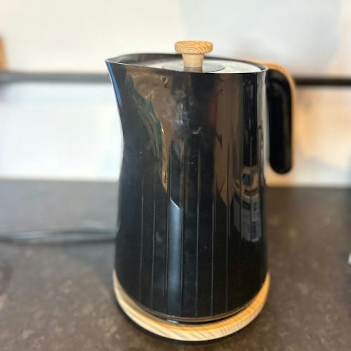 ASDA George Black And Wood Textured Scandi Fast Boil Kettle