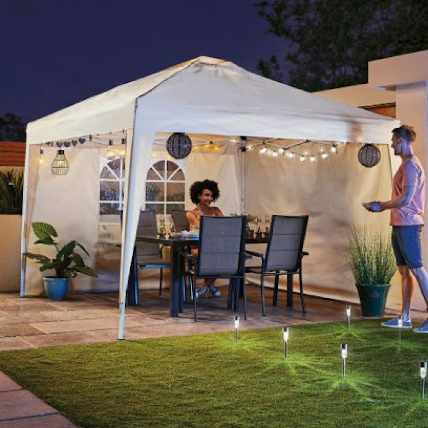 Gardenline Beige Pop Up Gazebo