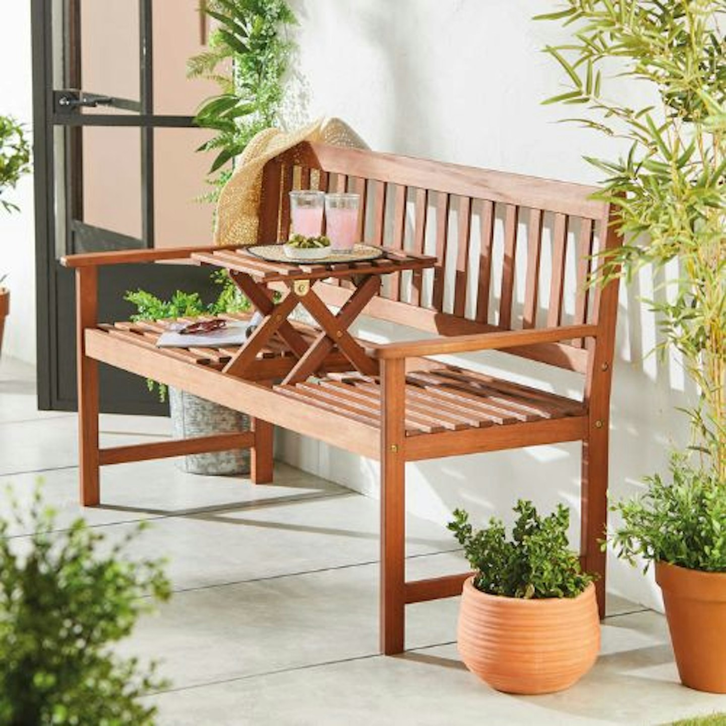 Gardenline Wooden Garden Love Seat