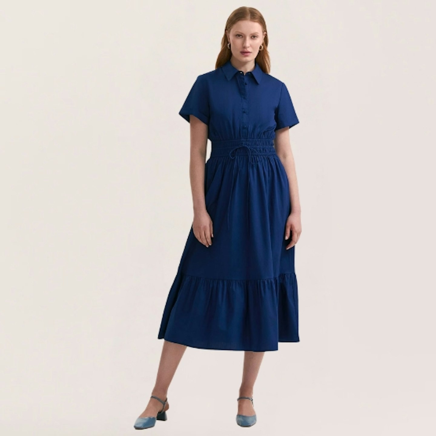 cotton dress for ladies Violette Long Maxi Cocktail Hawaiian Dress White / M main image 1
