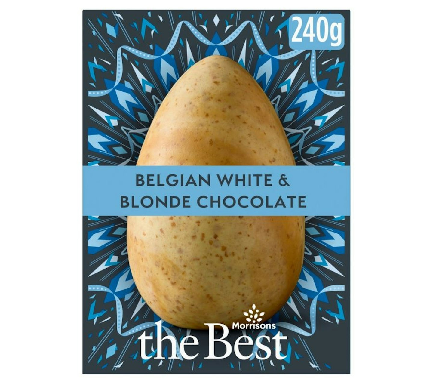 Morrisons The Best Belgian White & Blonde Chocolate Easter Egg