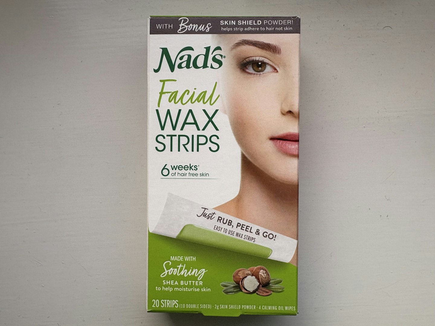 Image of the Nad's Facial Wax Strips