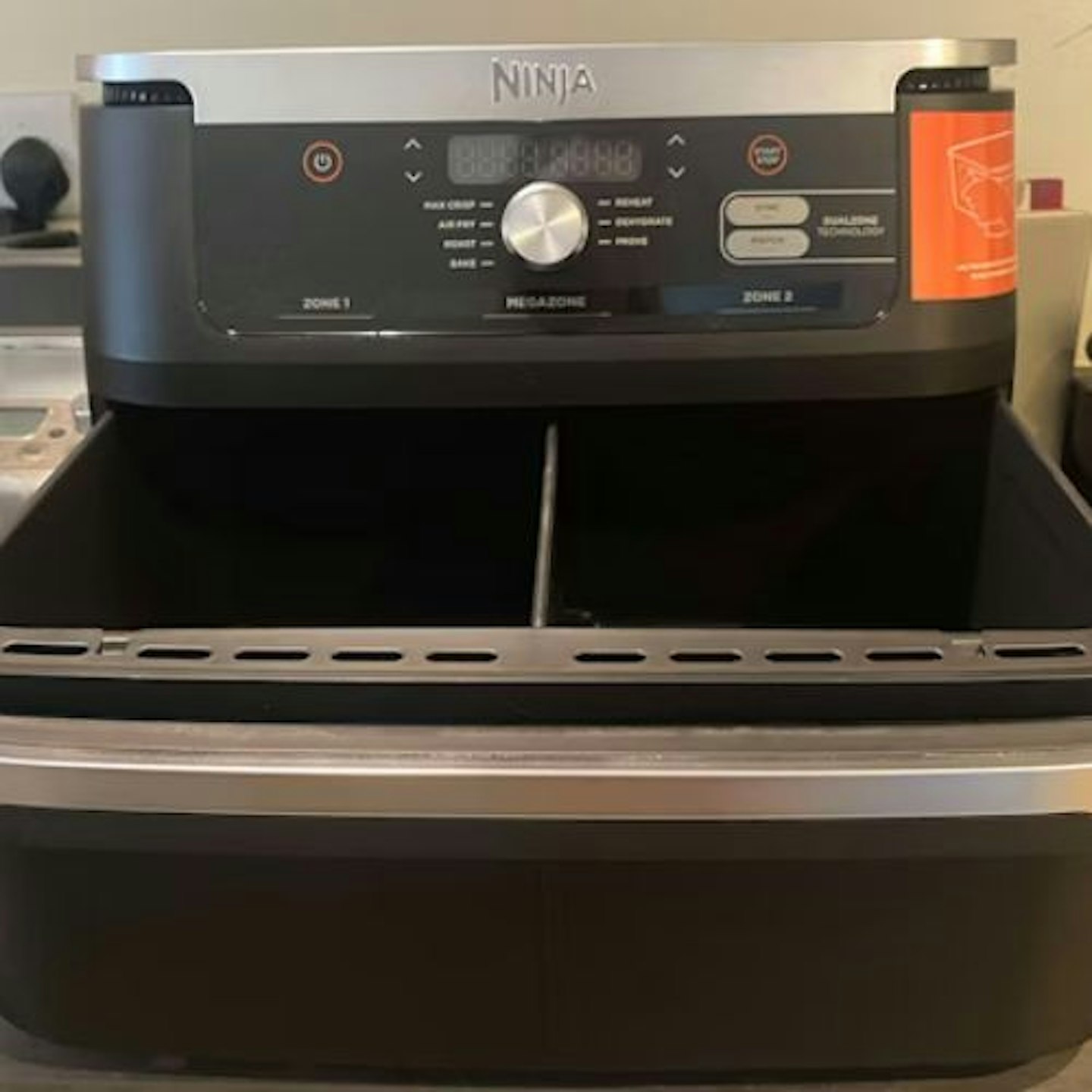 front view of the Ninja Foodi FlexDrawer Dual Air Fryer 10.4L AF500UK