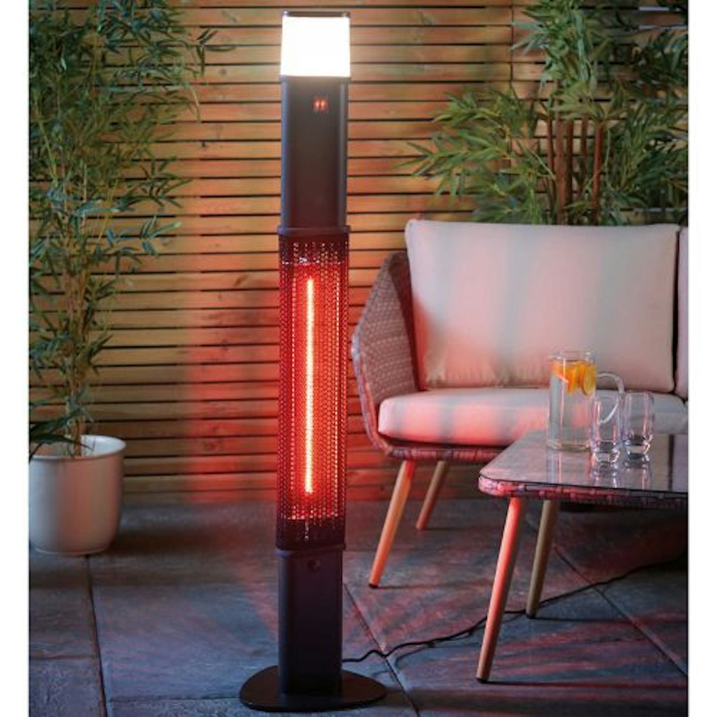 Patio Heater With Bluetooth Speaker