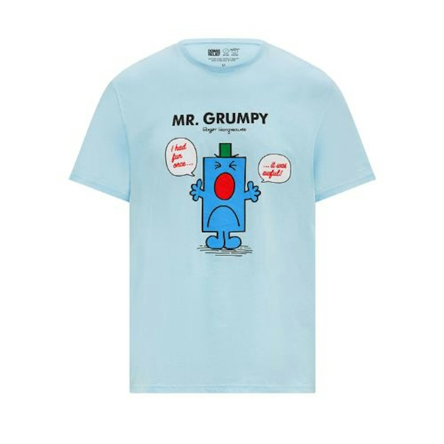 Mr. Grumpy Adult T-Shirt, Blue