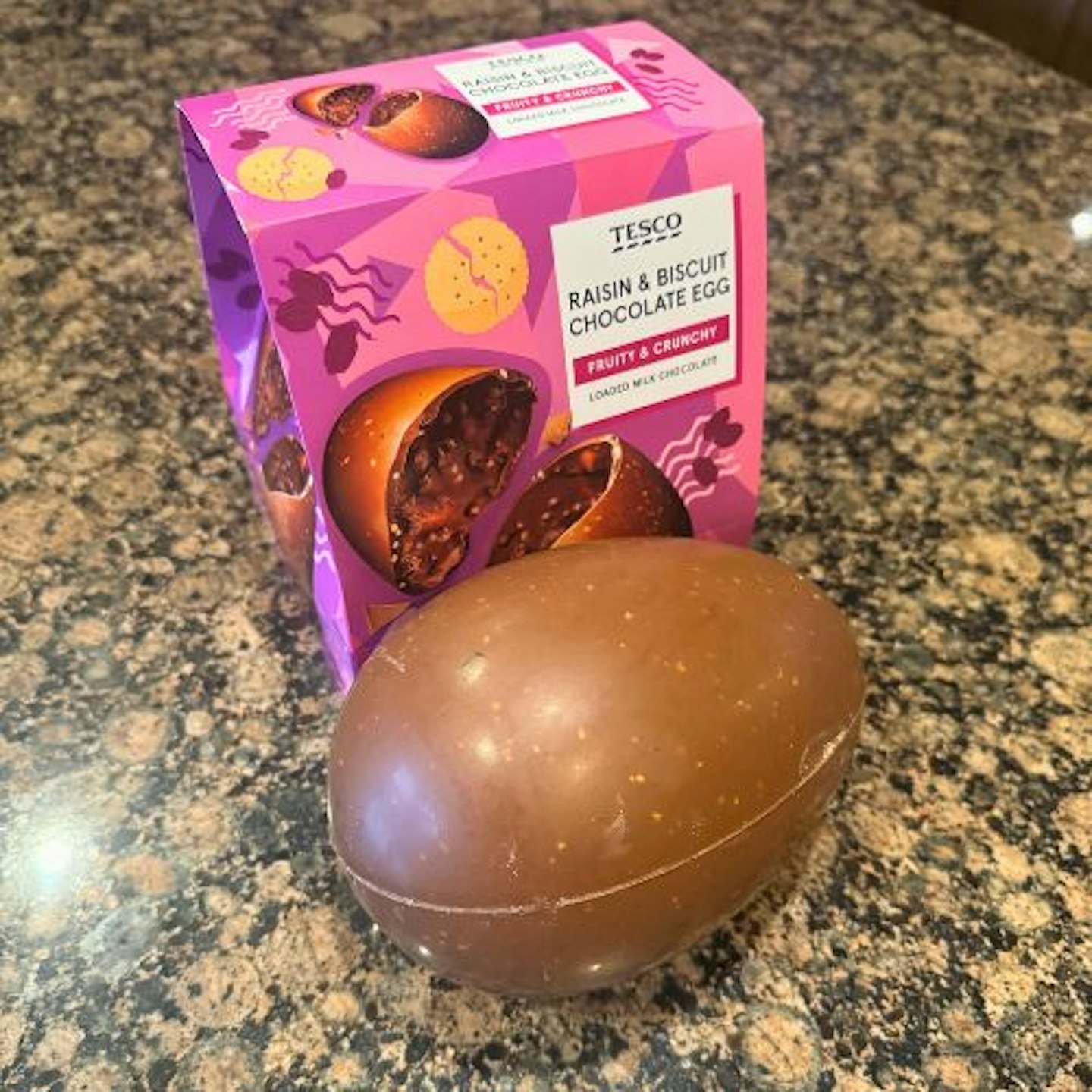 Tried & Tested by Rosie Floyd for Yours.co.uk: Tesco Raisin & Biscuit Chocolate Egg